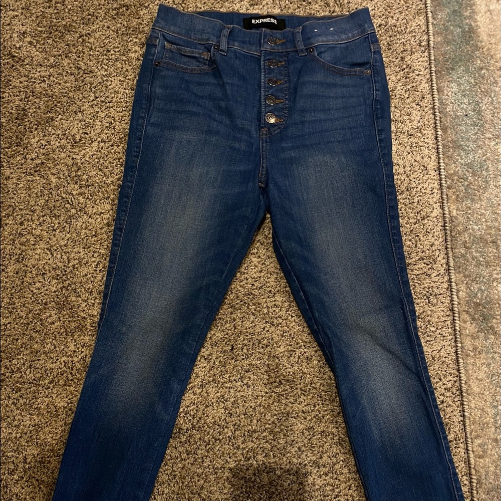 Express High Rise Ankle Legging sz 8 short